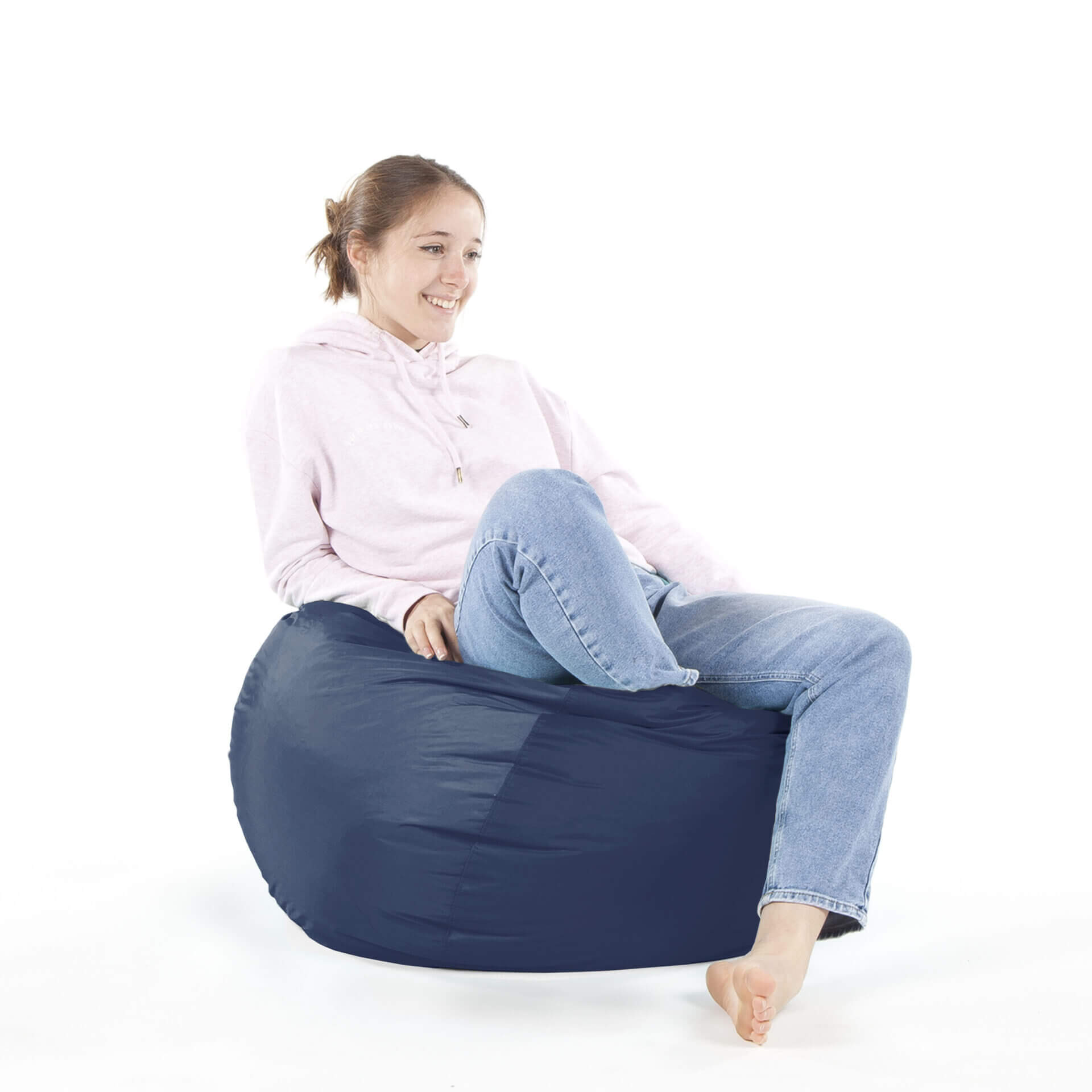 Pouf Poire Coconut Bleu Marine