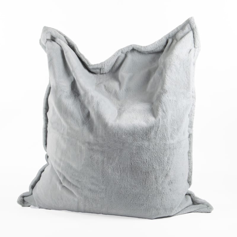 Maxi Coussin Fausse Fourrure Vancouver Bleu glacier