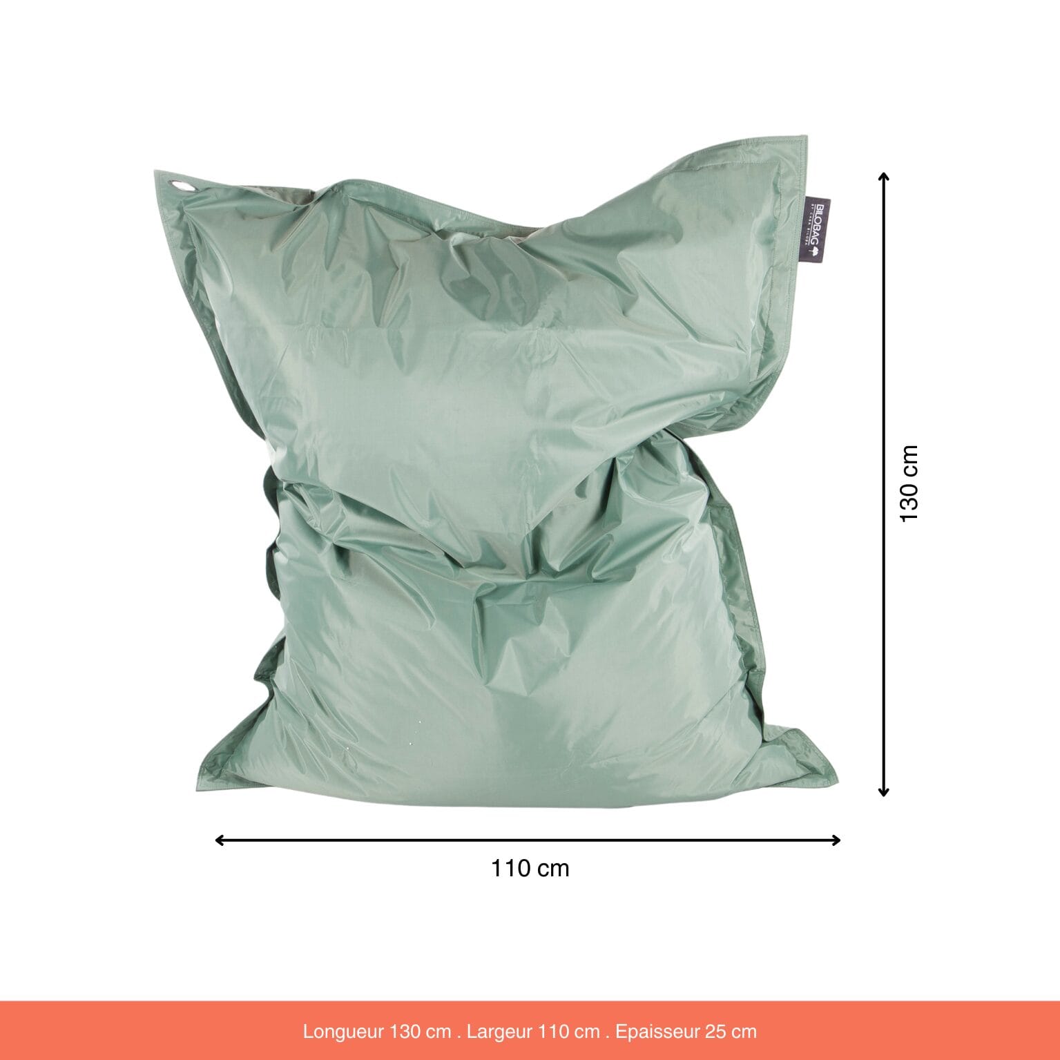 Pouf géant Bilobag Vert Sauge