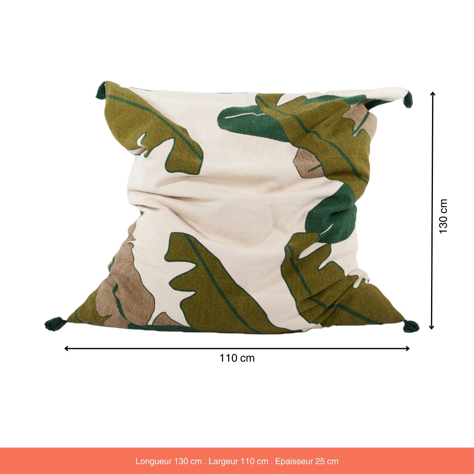 Maxi Coussin Coton Verde