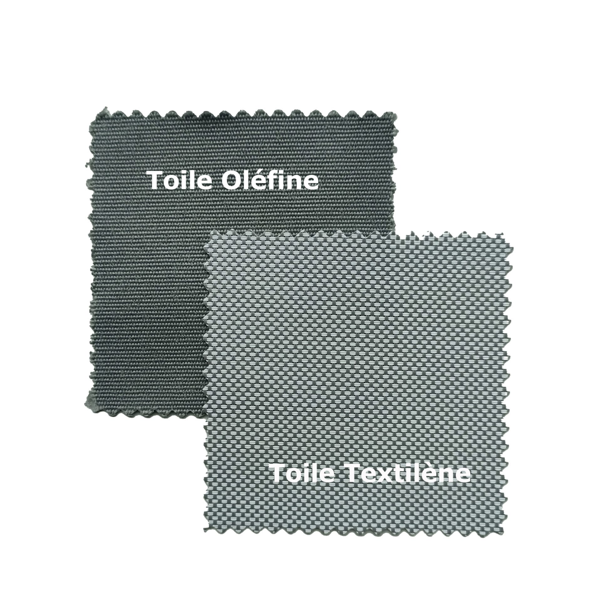 Pouf méridienne extérieure Romane Gris - Textilepro