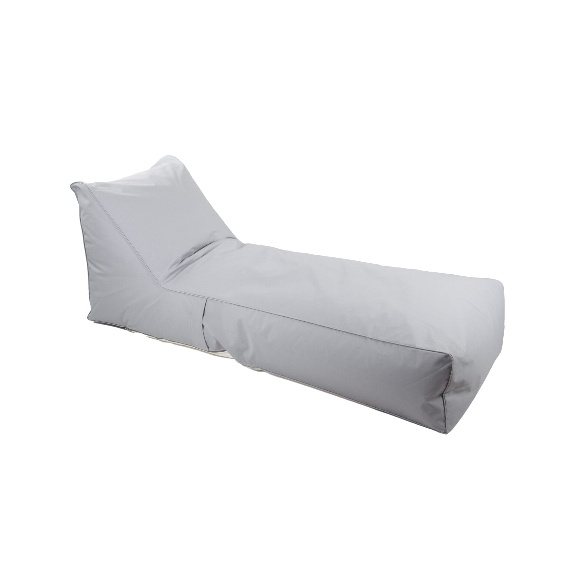 Pouf méridienne extérieure Romane Gris - Textilepro