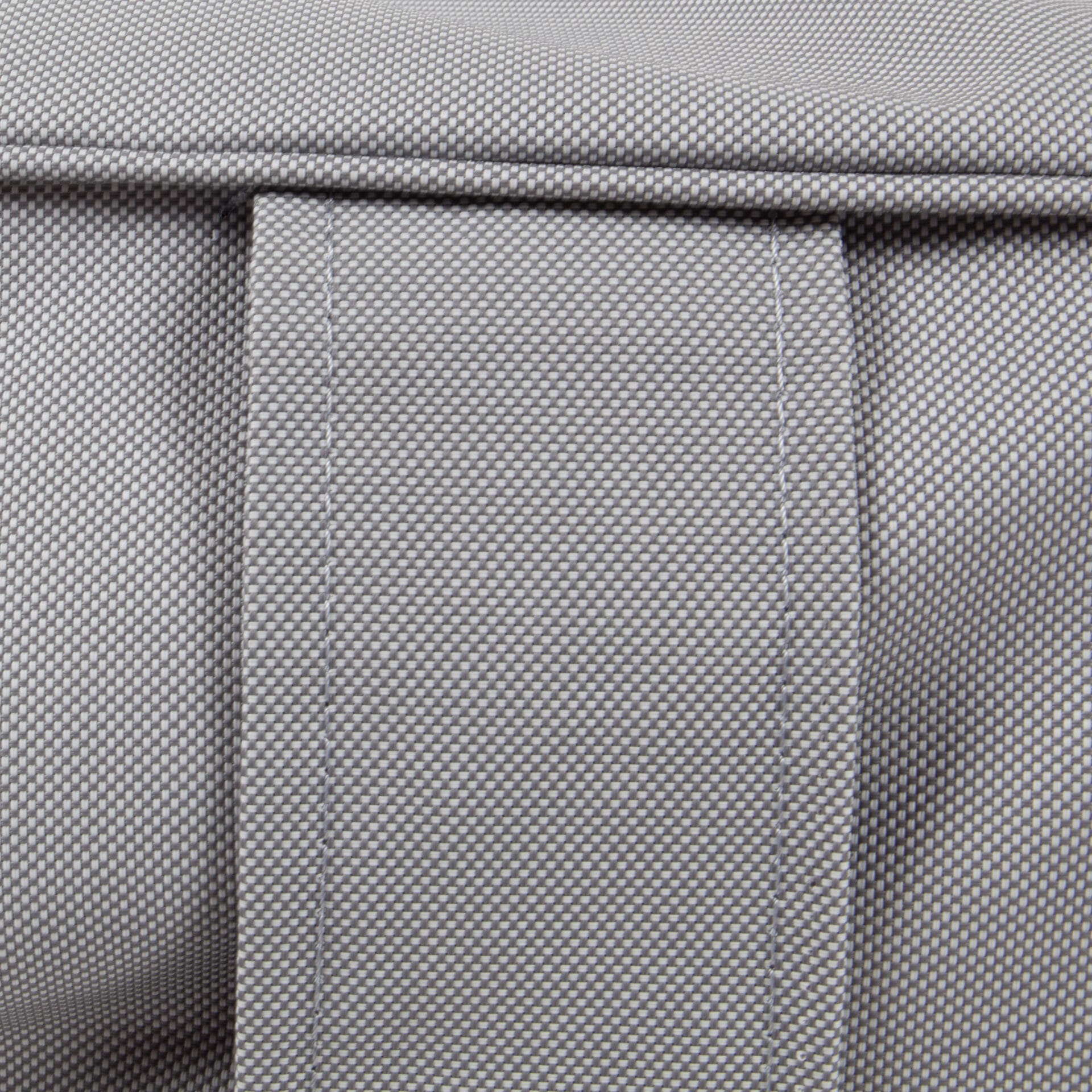 Pouf méridienne extérieure Romane Gris - Textilepro
