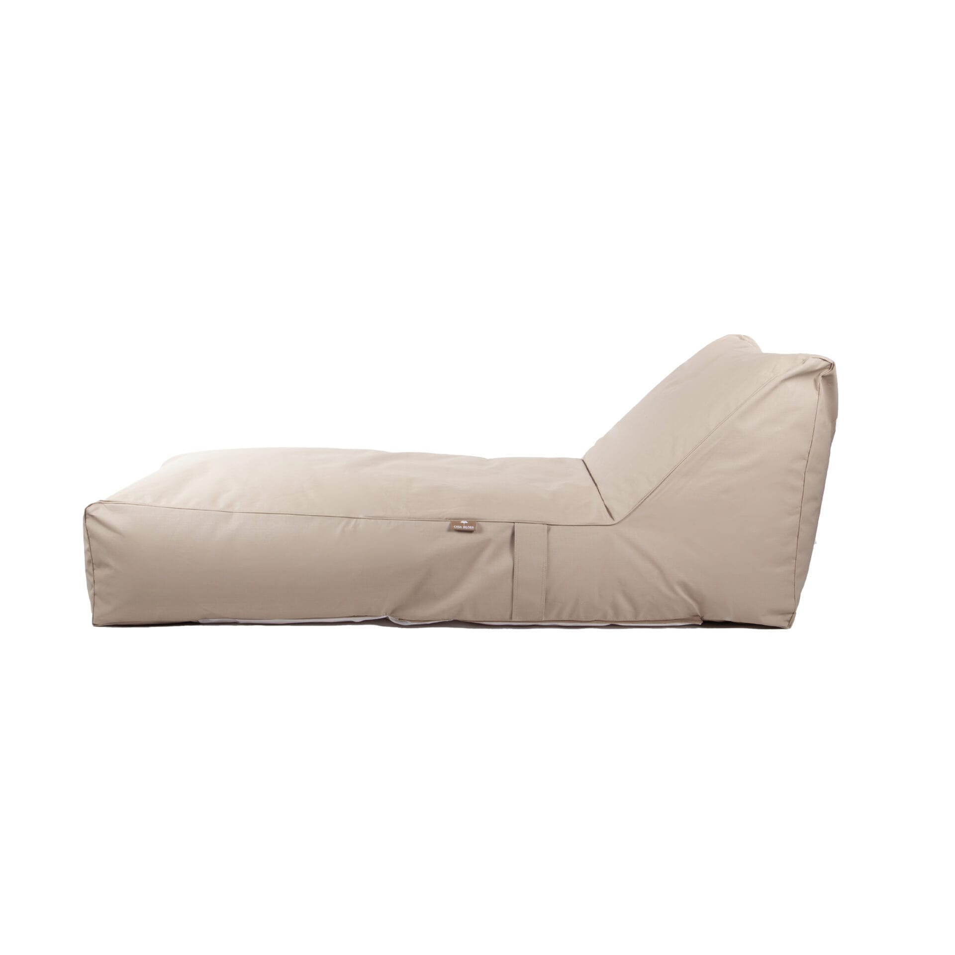 Pouf méridienne extérieure Romane Sable - Textilepro