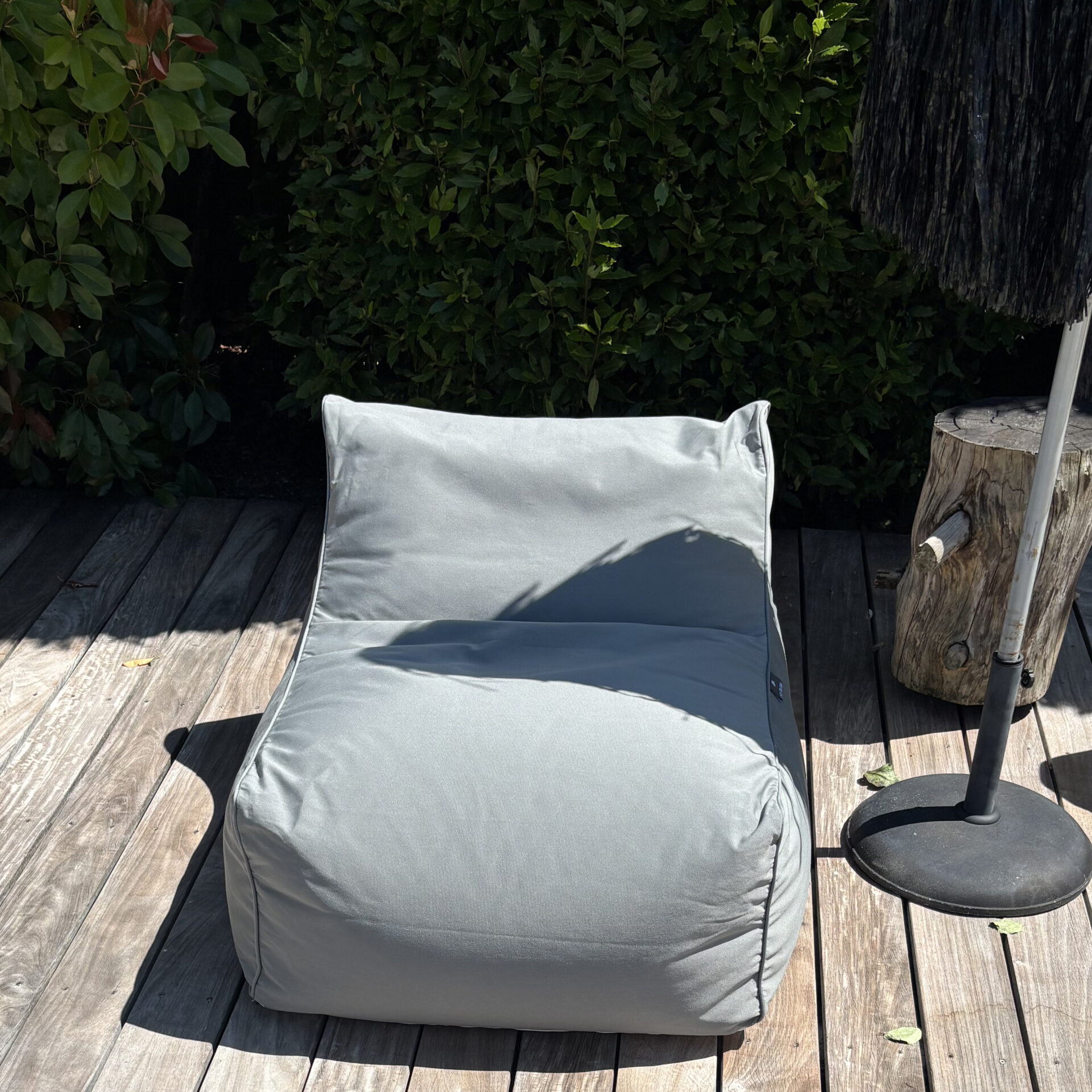 Pouf fauteuil extérieur Dreamer Gris anthracite