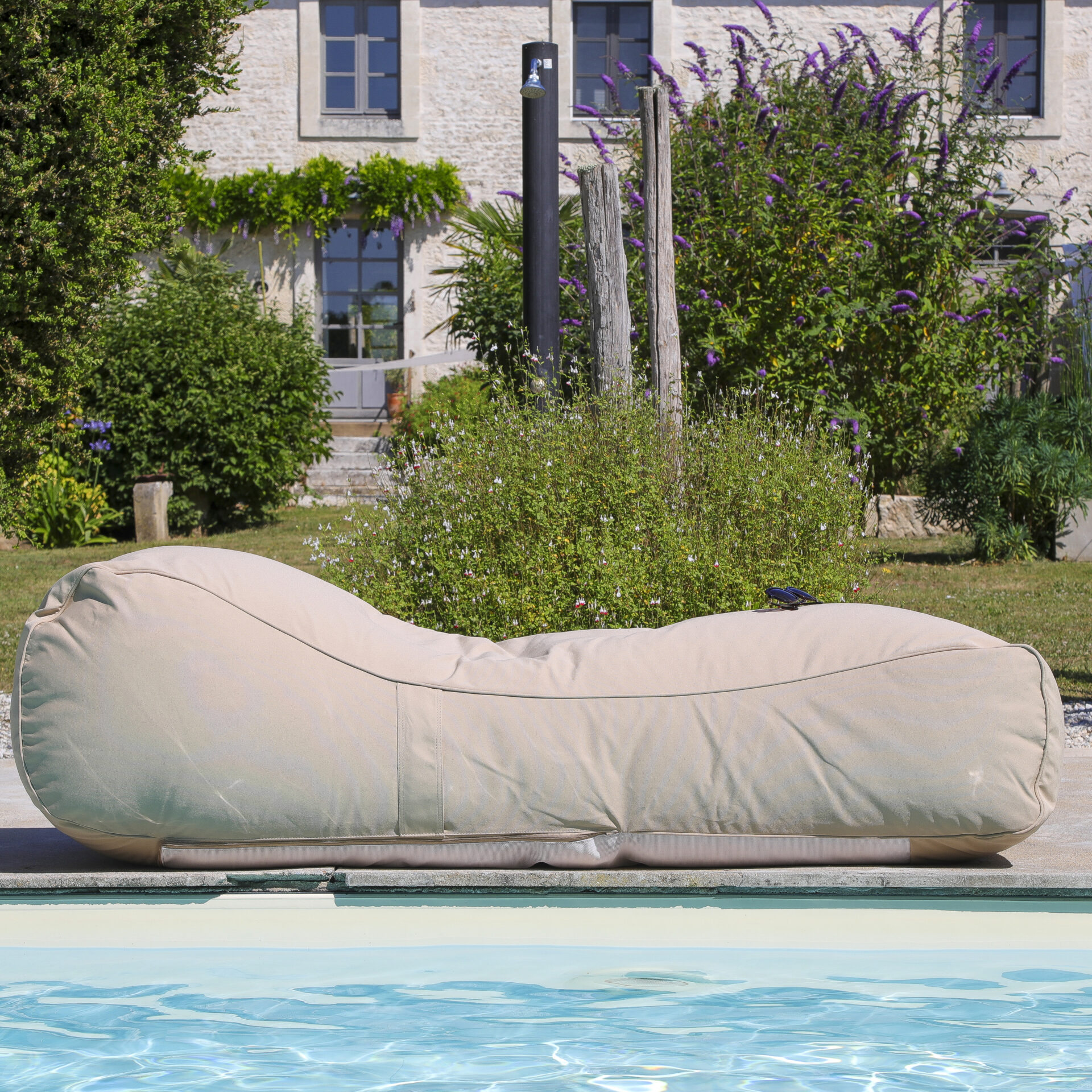 Pouf Bain de soleil extérieur Sun Lounger Sable