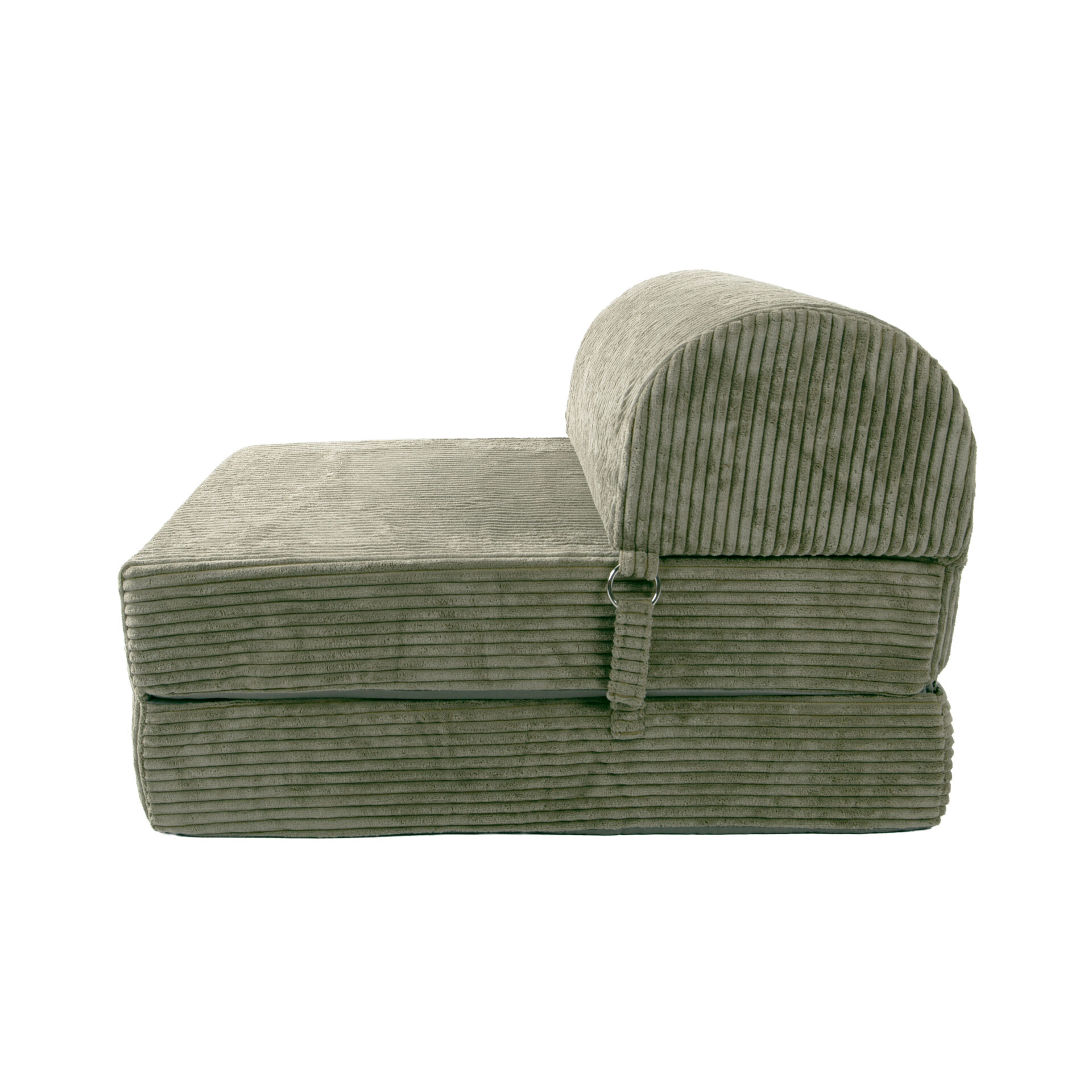 Chauffeuse Indilla Velours grosses côtes Vert Kaki