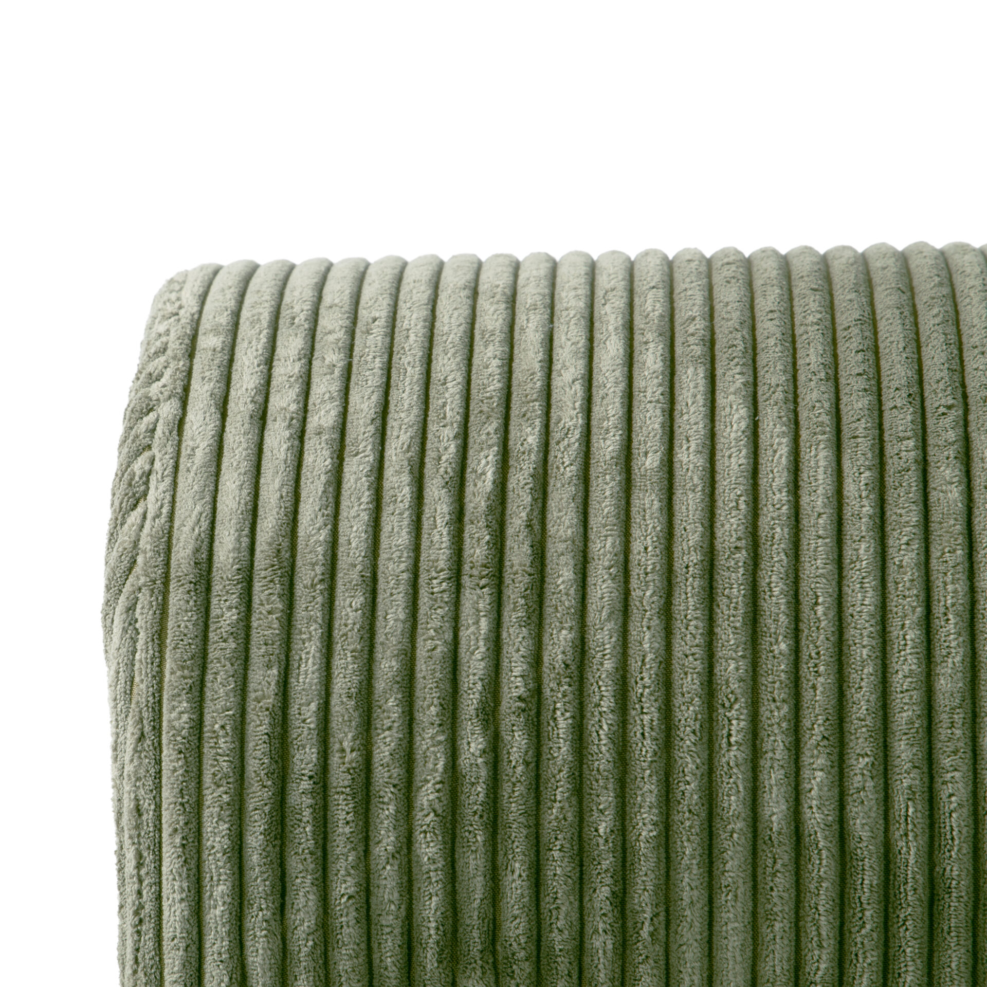 Chauffeuse Indilla Velours grosses côtes Vert Kaki