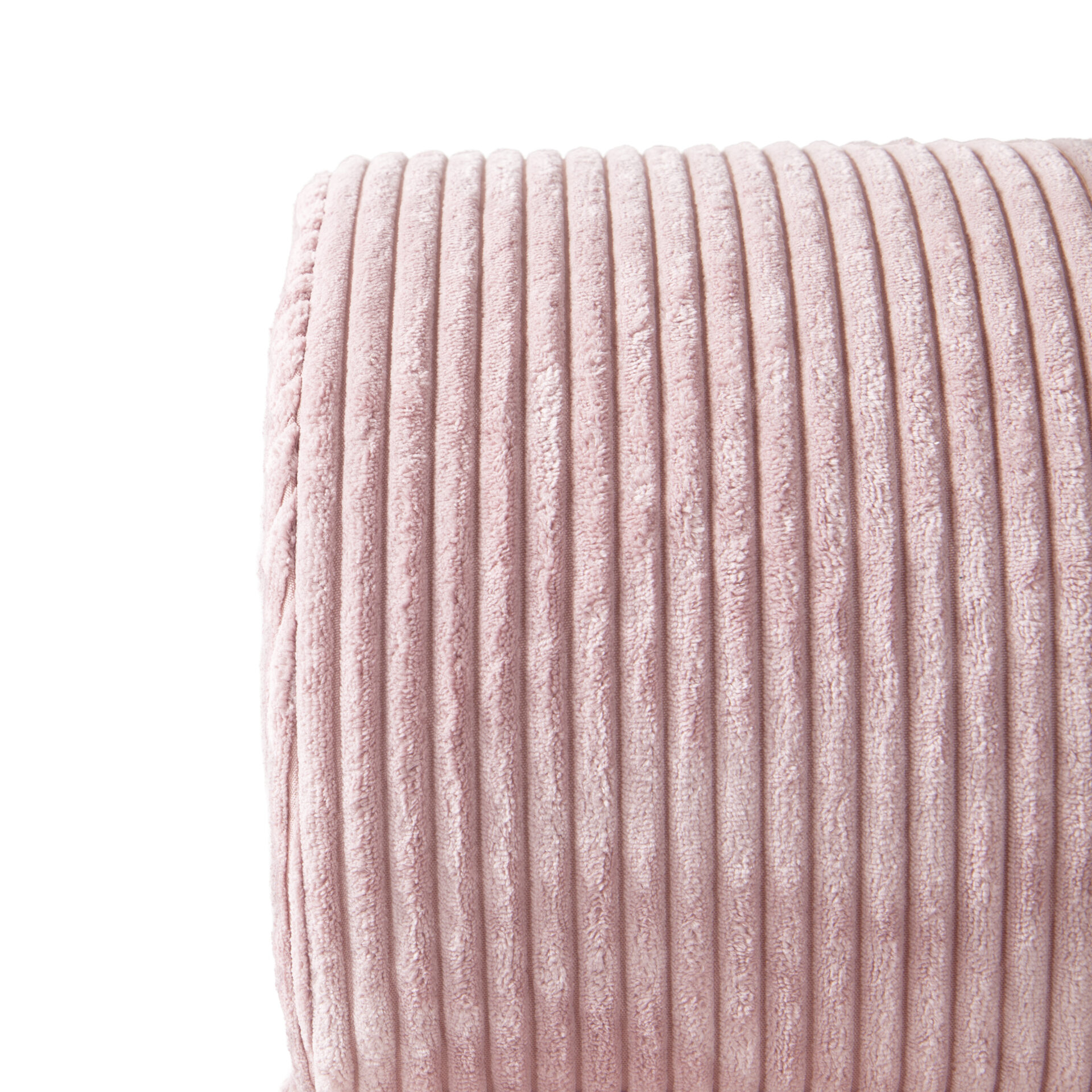 Chauffeuse Indilla Velours grosses côtes Rose