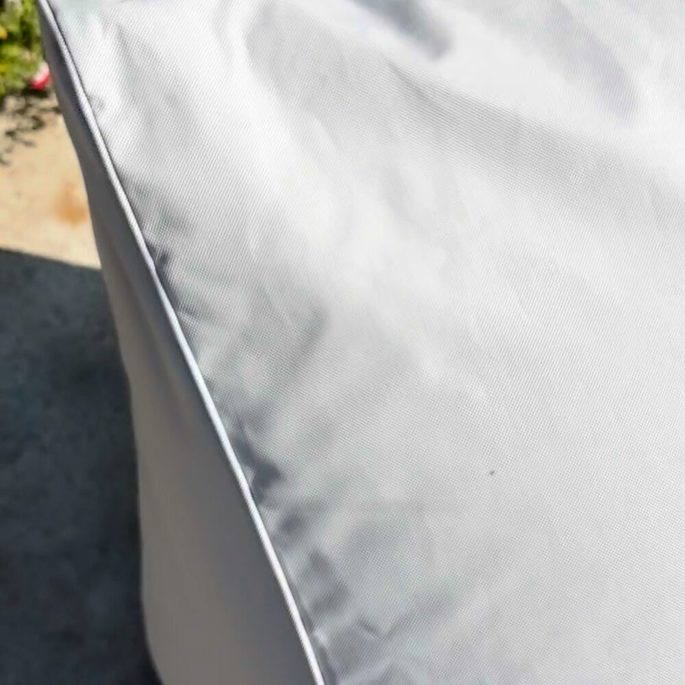 Pouf méridienne extérieure Romane Sable - Textilepro