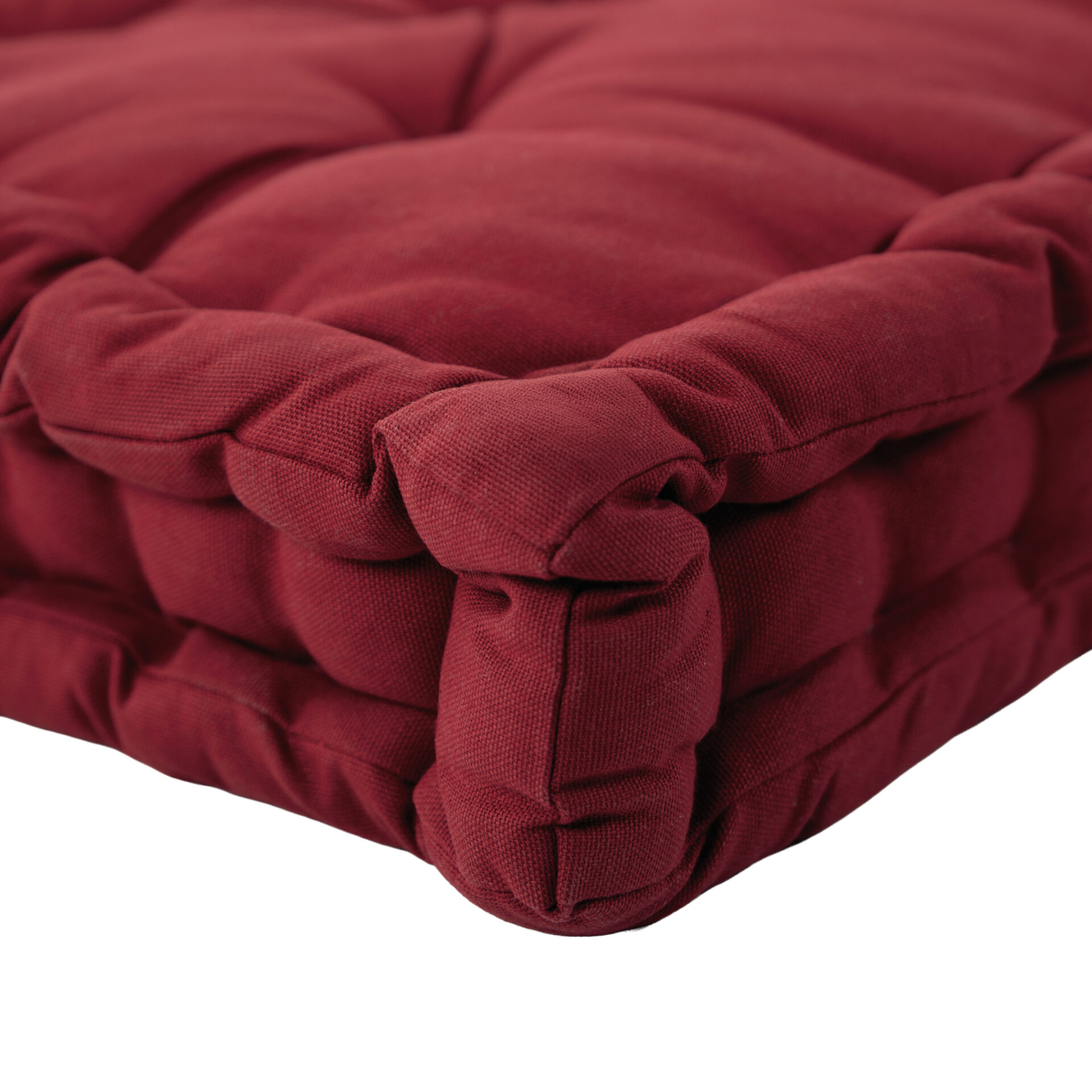 Matelas de sol Coton Ethan Bordeaux