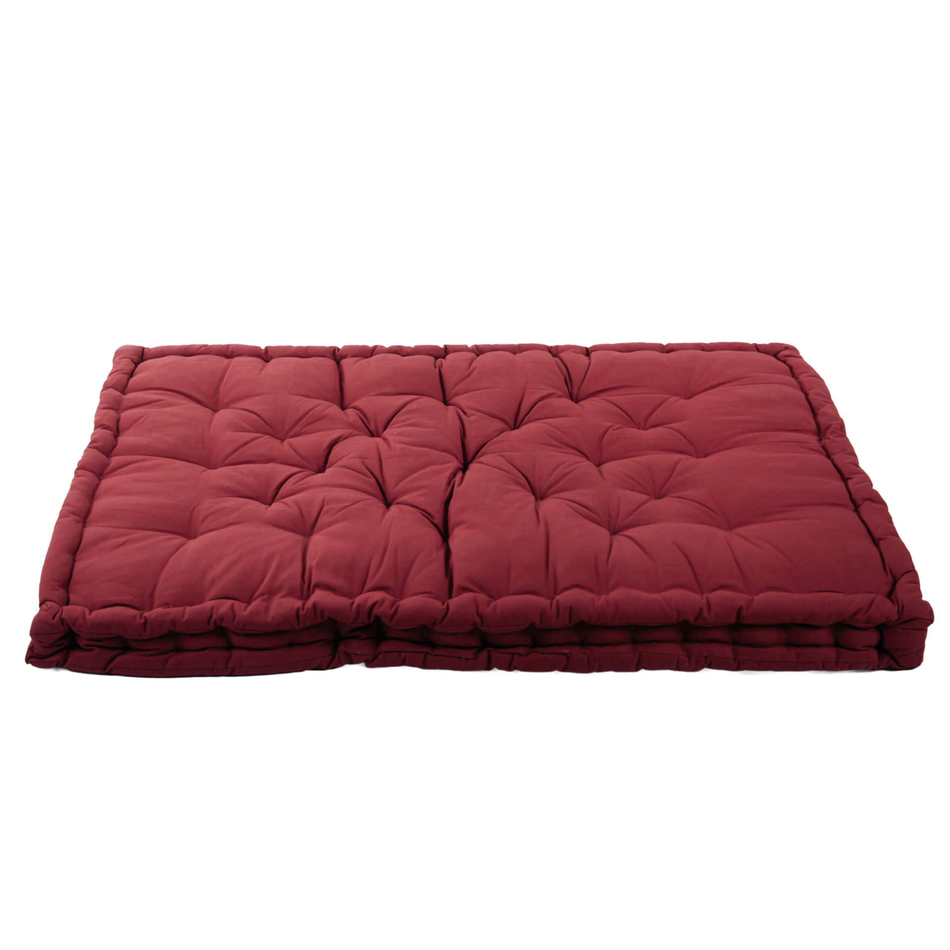 Matelas de sol Coton Ethan Bordeaux