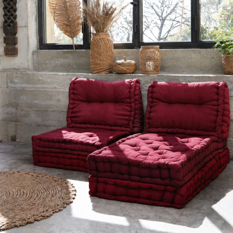 Coussin de sol Costa Bordeaux