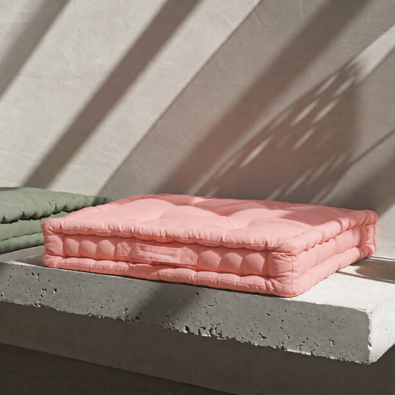 Coussin de sol Costa Rose Givré